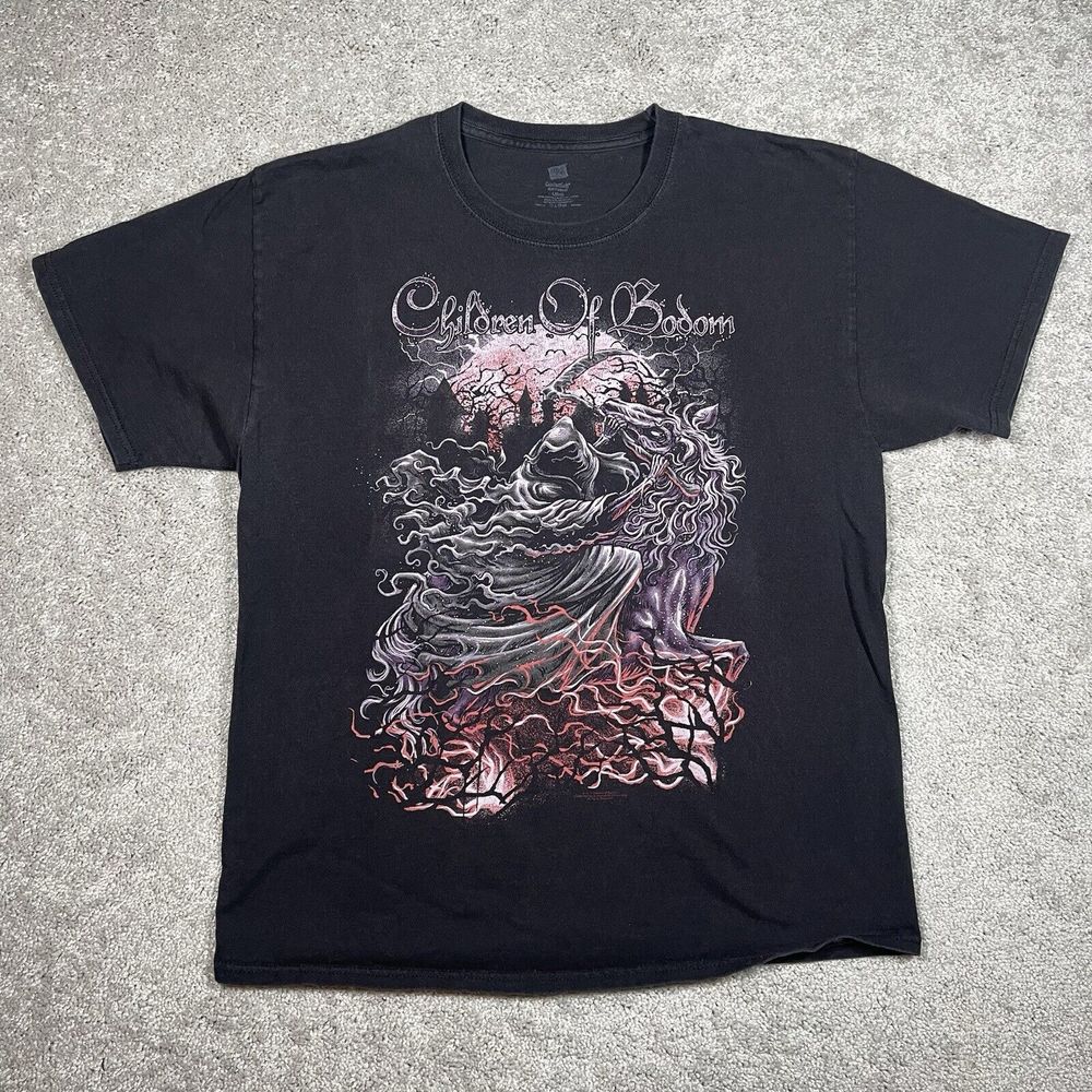 Children Of Bodom 2012 Band Music Tour Graphic T-Shirt Men’s Size Large - Picture 2 of 9